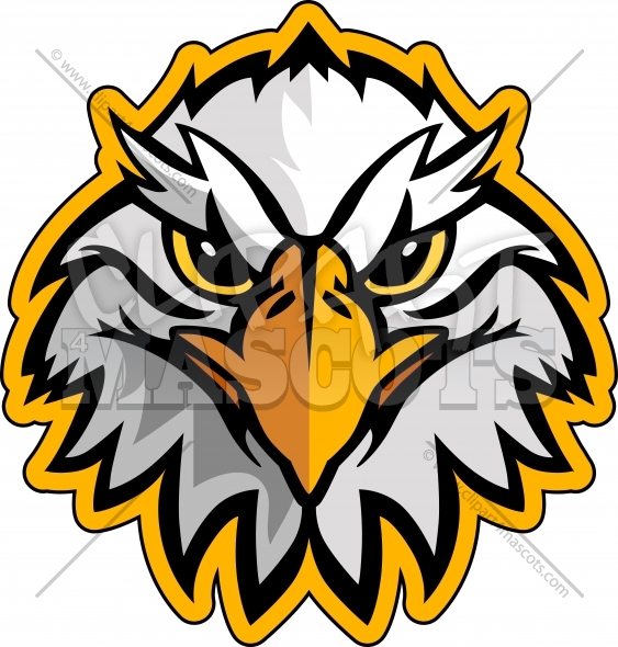 563x590 Eagle Head Clipart Graphic Vector Logo