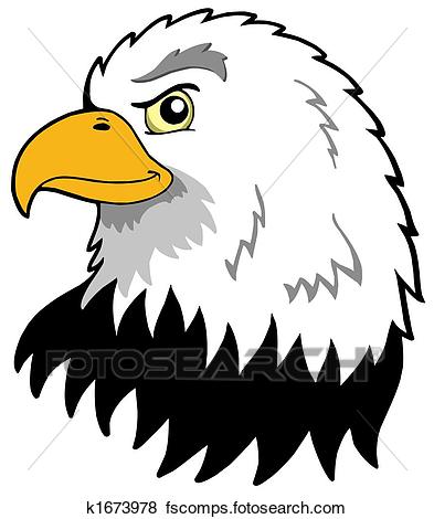393x470 Stock Illustration Of American Eagles Head K1673978