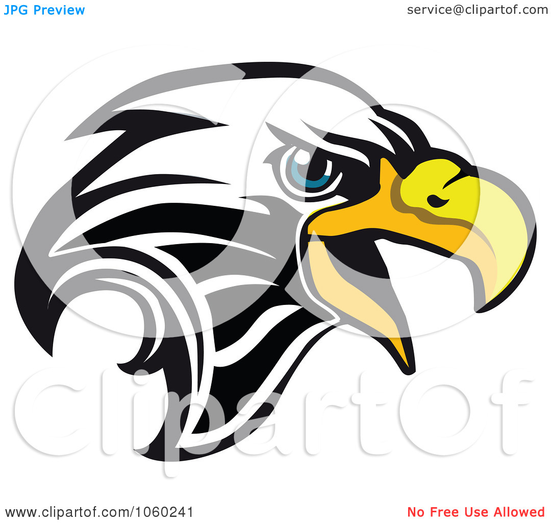 1080x1024 Vector Clipart Eagle Head
