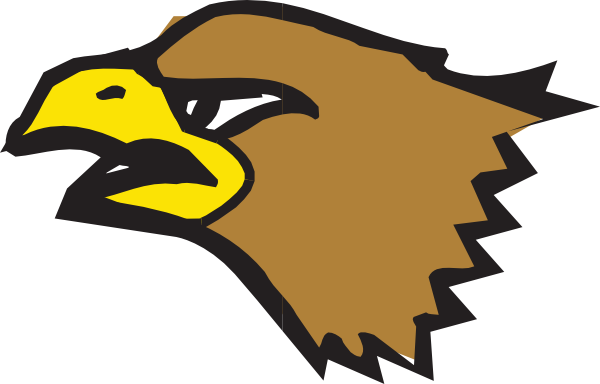 600x384 Brown Eagle Head Clip Art