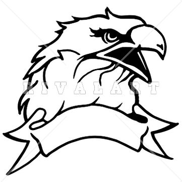 361x361 Chevron Eagle Head Clipart