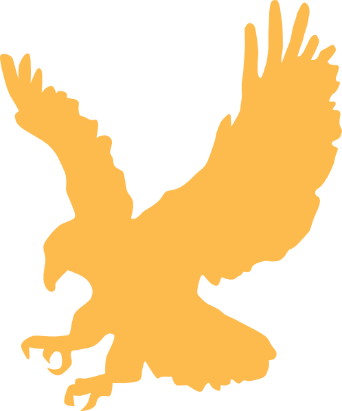 498x598 Gold Eagle Clip Art