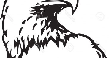 367x195 Bald Eagle Outline Drawing Vector Free Vector Art, Images