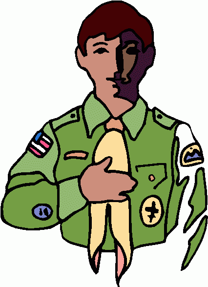 426x588 Boy Scout Symbol Clipart