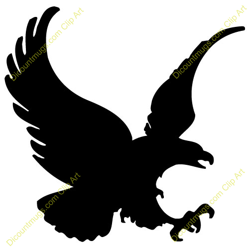 500x500 Vector Clipart Eagle