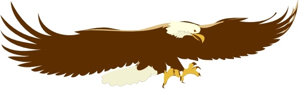 593x177 Soaring Eagle Clip Art Free Vector In Open Office Drawing Svg