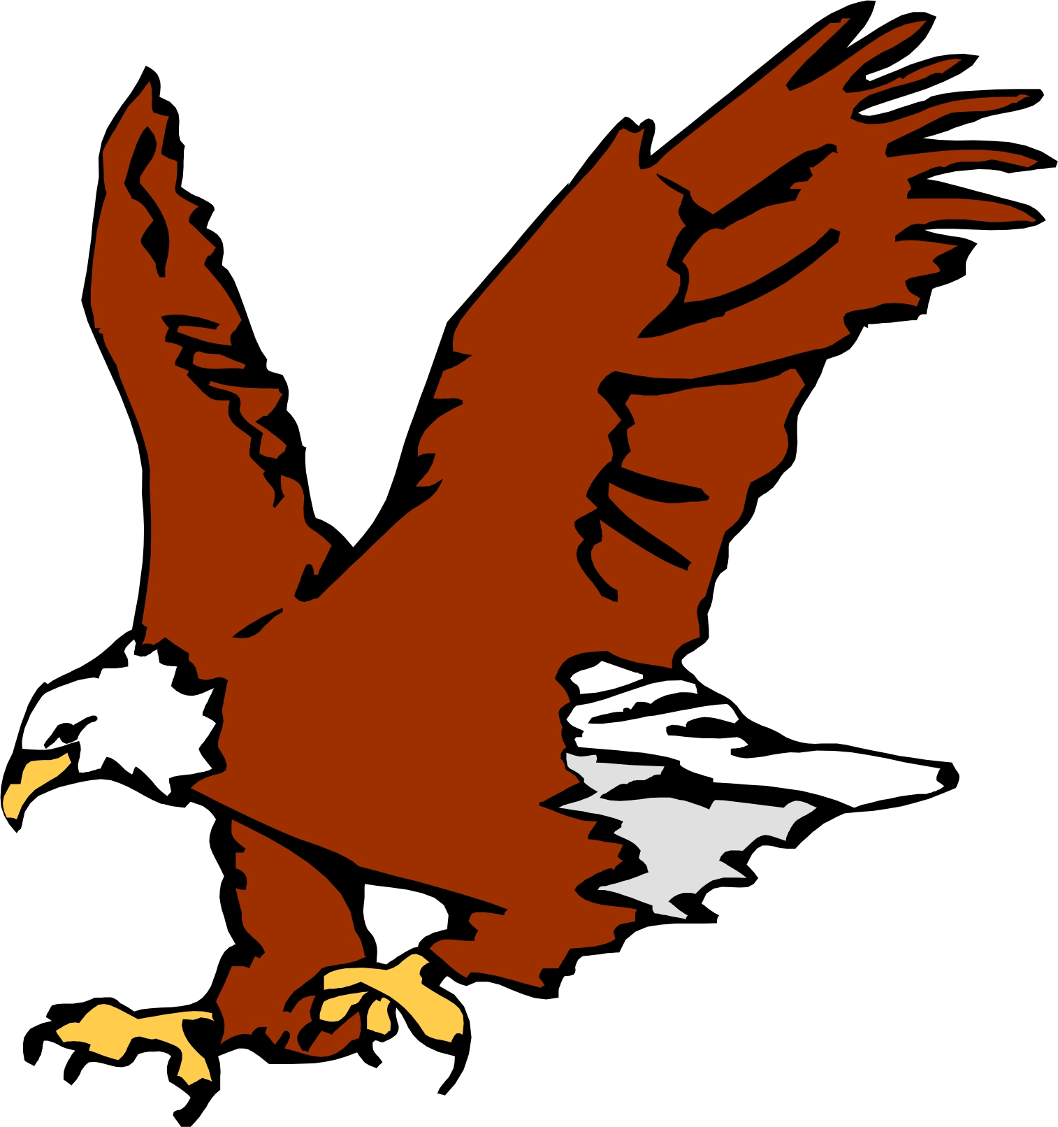 Eagle Wings Clipart | Free download on ClipArtMag