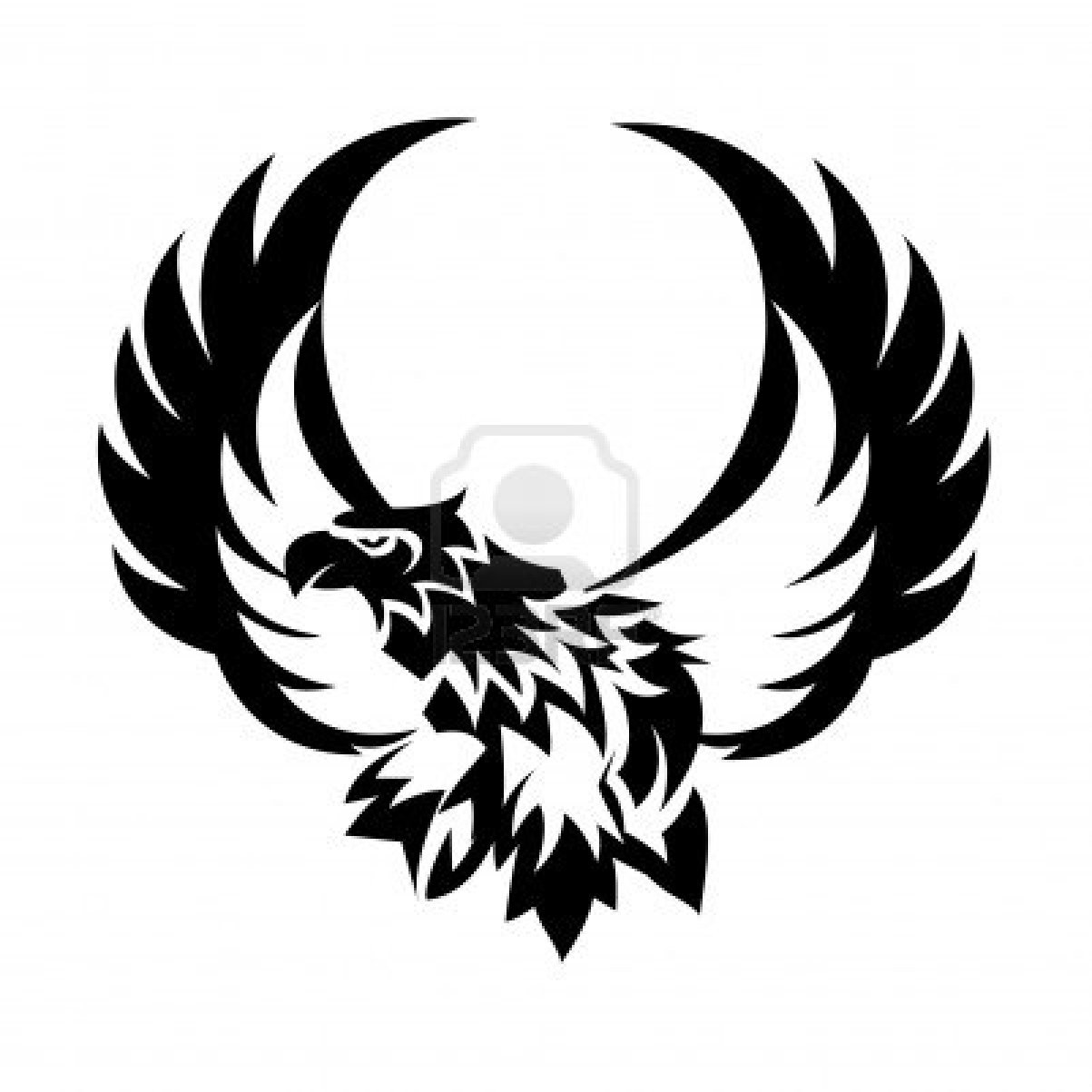 1203x1203 Open Wings Eagle Tattoo Design Clipart Panda