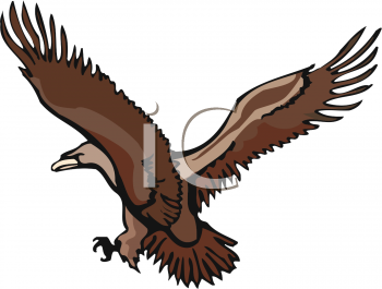 350x265 Royalty Free Eagle Clip Art, Bird Clipart