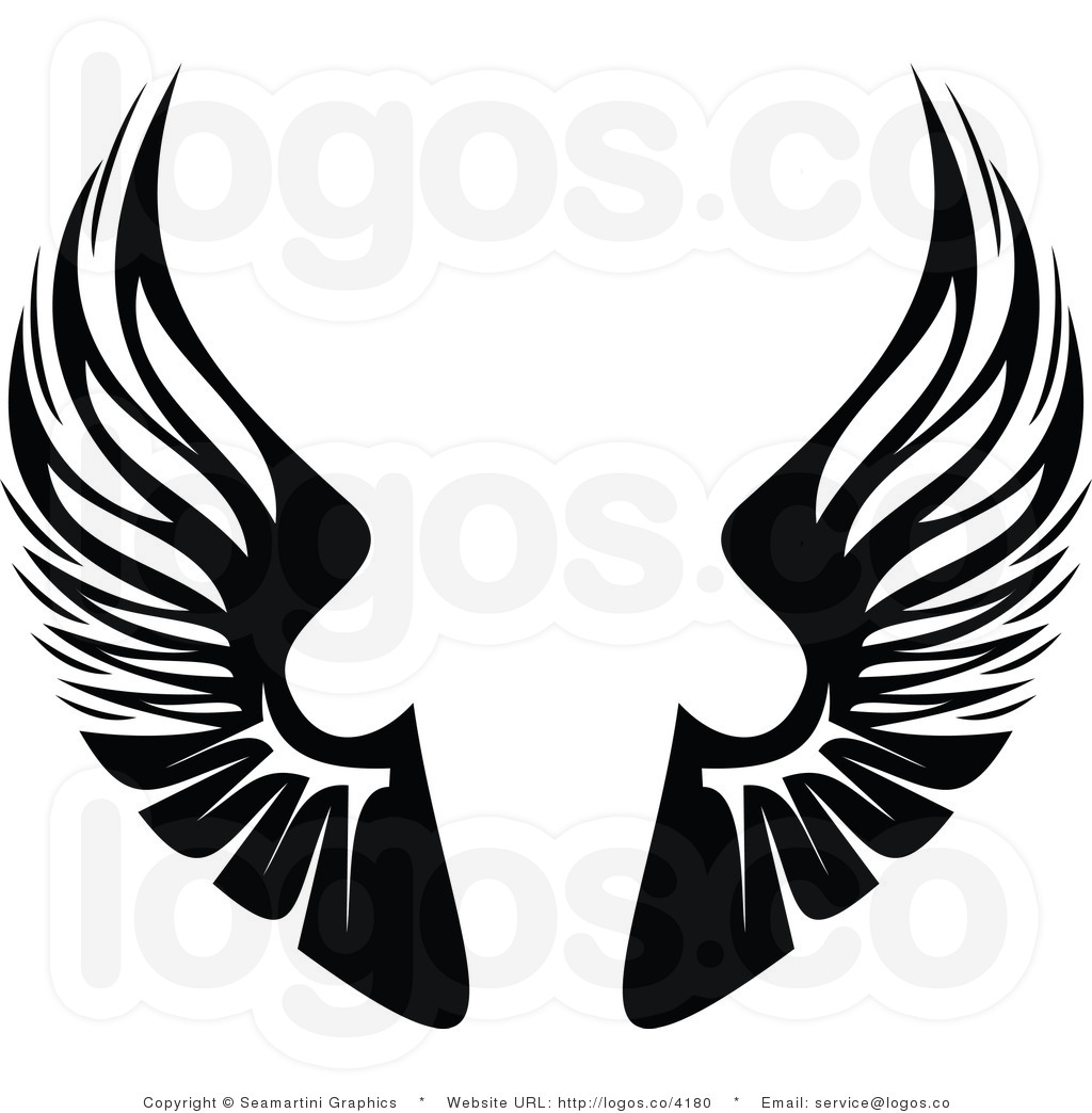 1024x1044 Wings Single Clipart