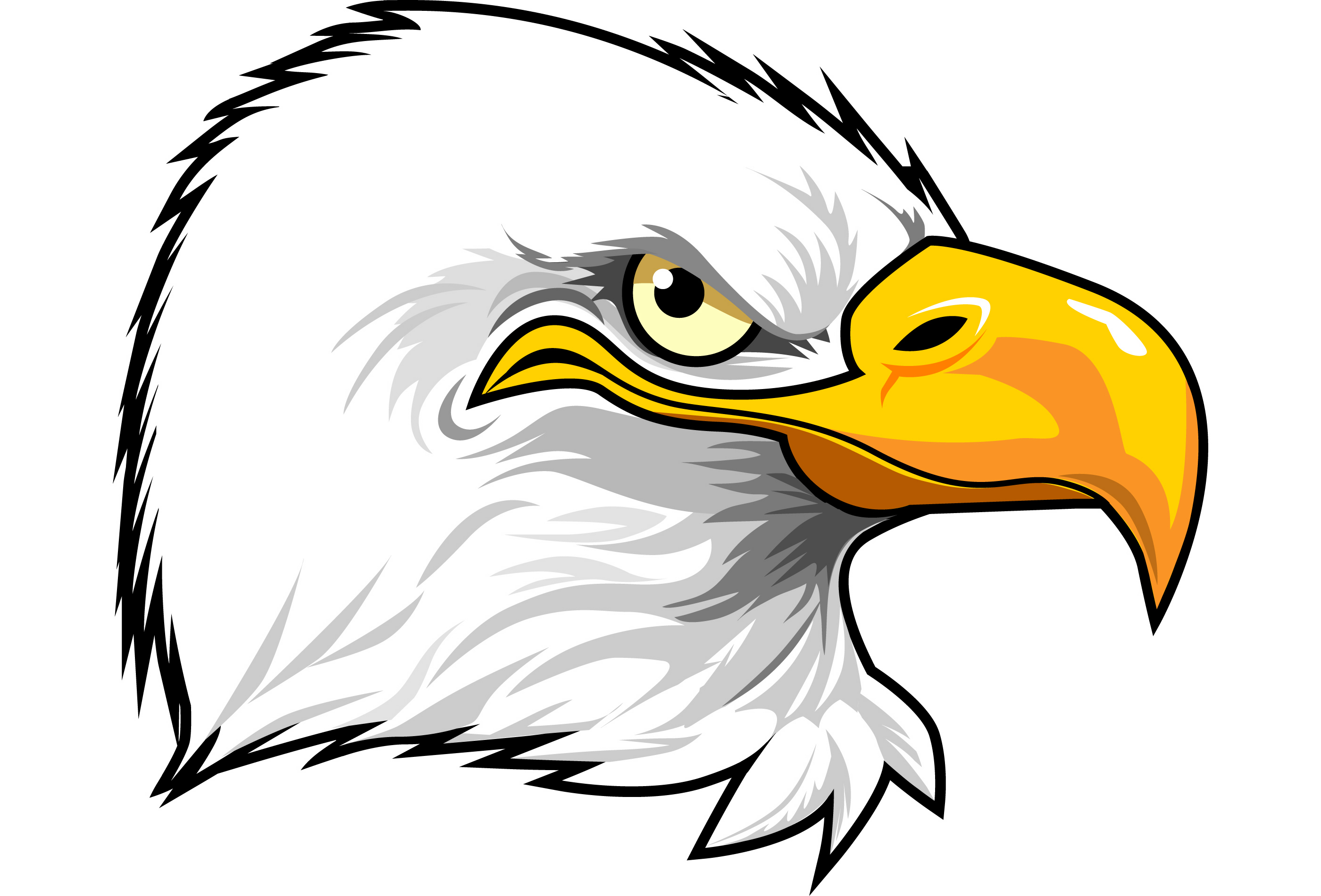 2800x1900 Cartoon Eagle Clipart 2167428