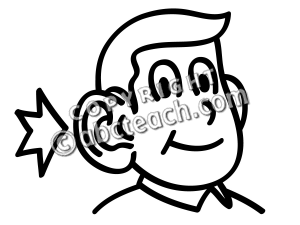 300x225 Ear Black And White Clip Art Clipart Panda