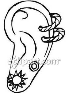 225x300 Ear Piercing Clipart