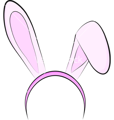 380x400 Bunny Ear Clipart