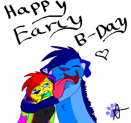 459x433 Happy Early Birthday Clipart