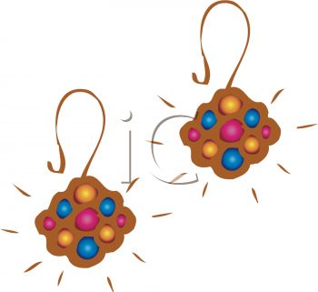 350x321 Jewelry Clipart Earring