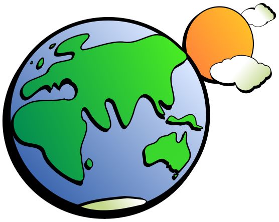 556x443 Earth Clip Art W Sun Clipart Panda