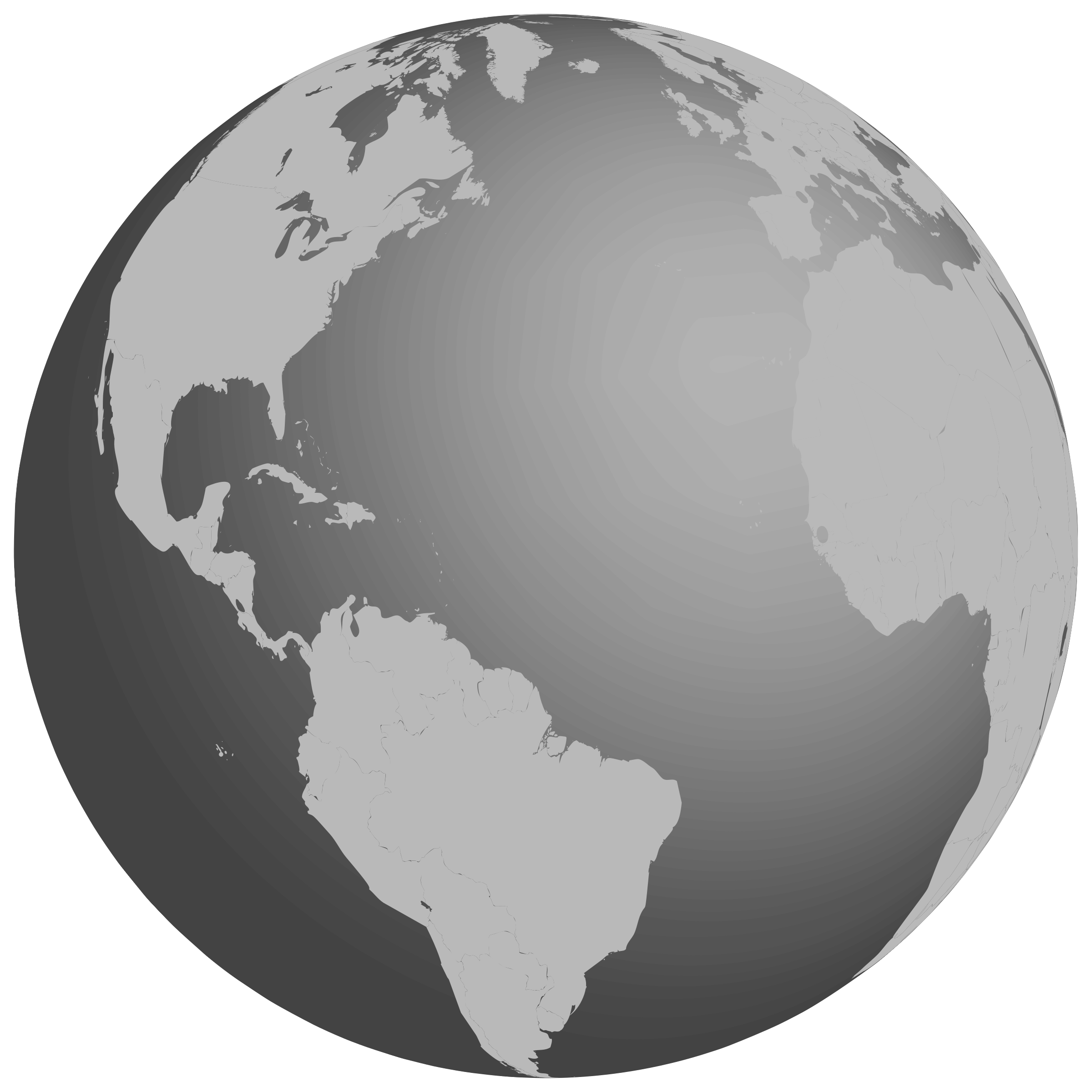 2400x2400 Earth Clipart Gray