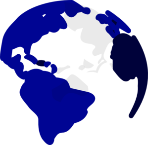 299x294 Blue Earth Png, Svg Clip Art For Web