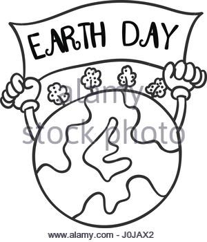 300x350 Collection Of World Hand Draw Earth Day Stock Vector Art
