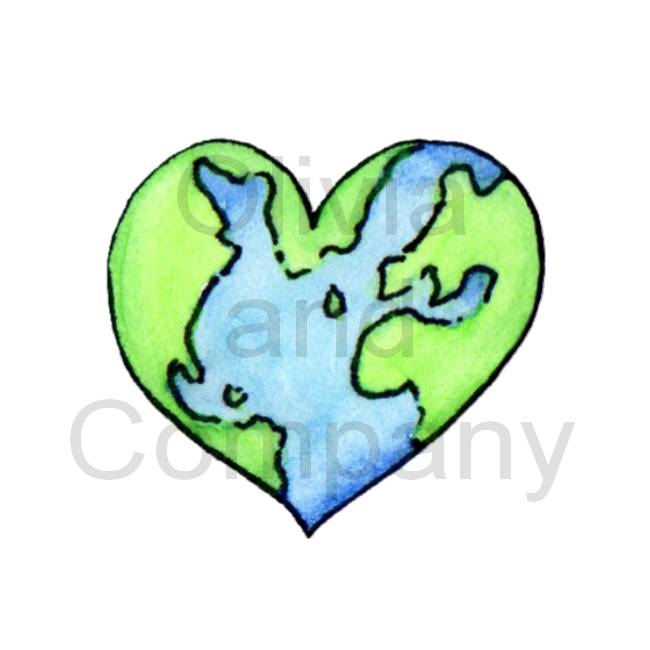 650x650 Heart Clipart Earth