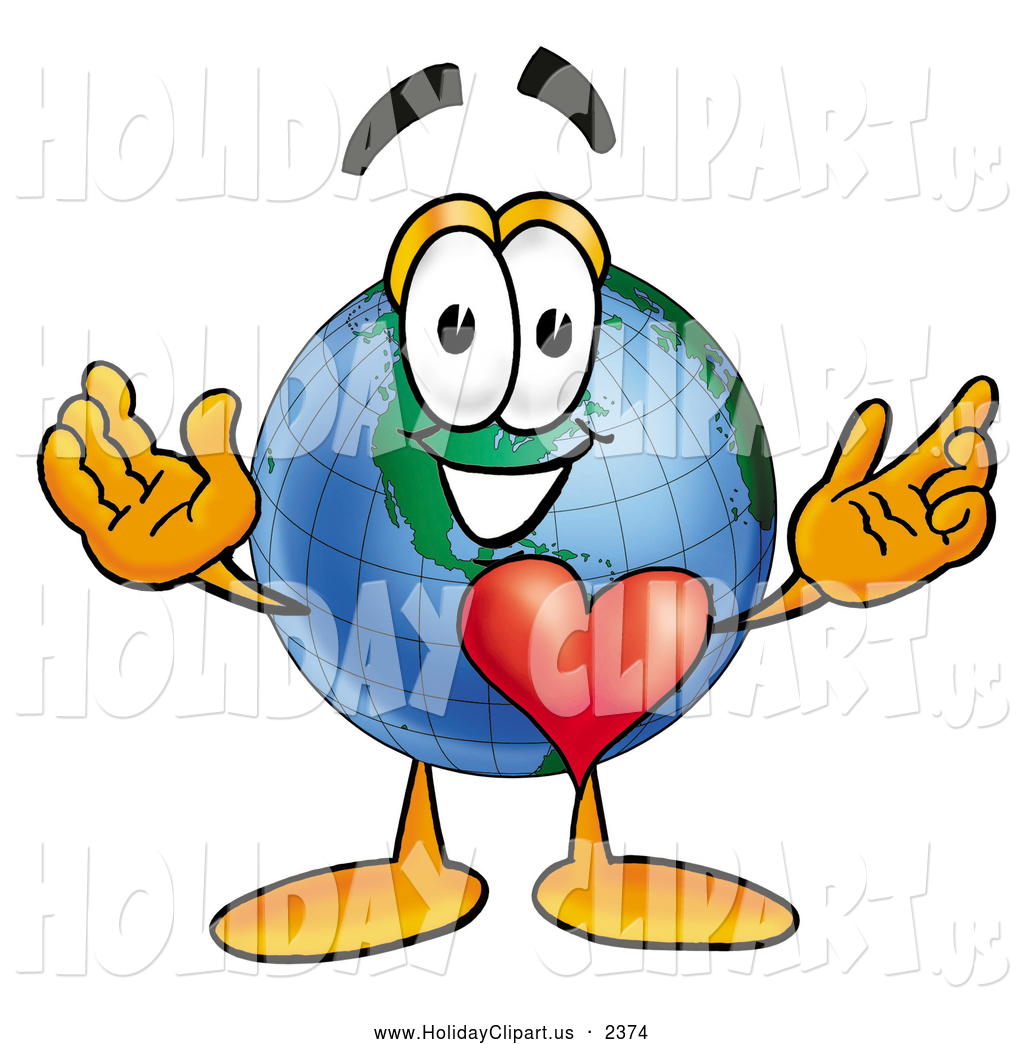 1024x1044 Holiday Clip Art Of A Friendly World Earth Globe Mascot Cartoon