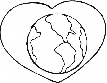 452x350 Earth Love Printable Coloring Pages For Kids