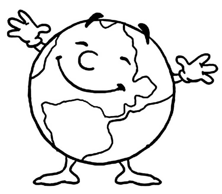 750x656 Free World Earth Day Printable Coloring Pages For Preschool