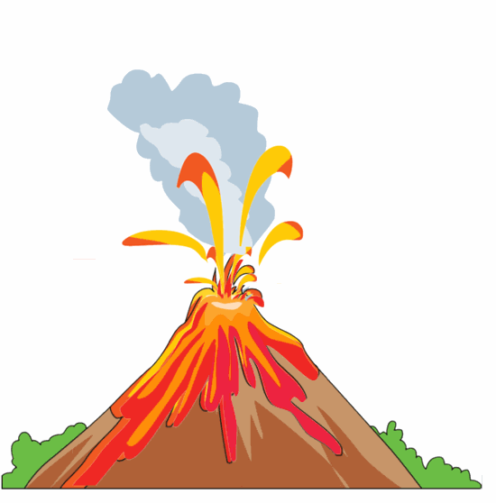 550x558 Volcano Clip Art Free Clipart Gif