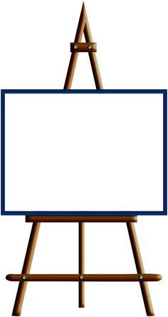 236x444 Poster Clipart Artist Easel