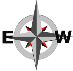298x288 Compass East And West Clip Art