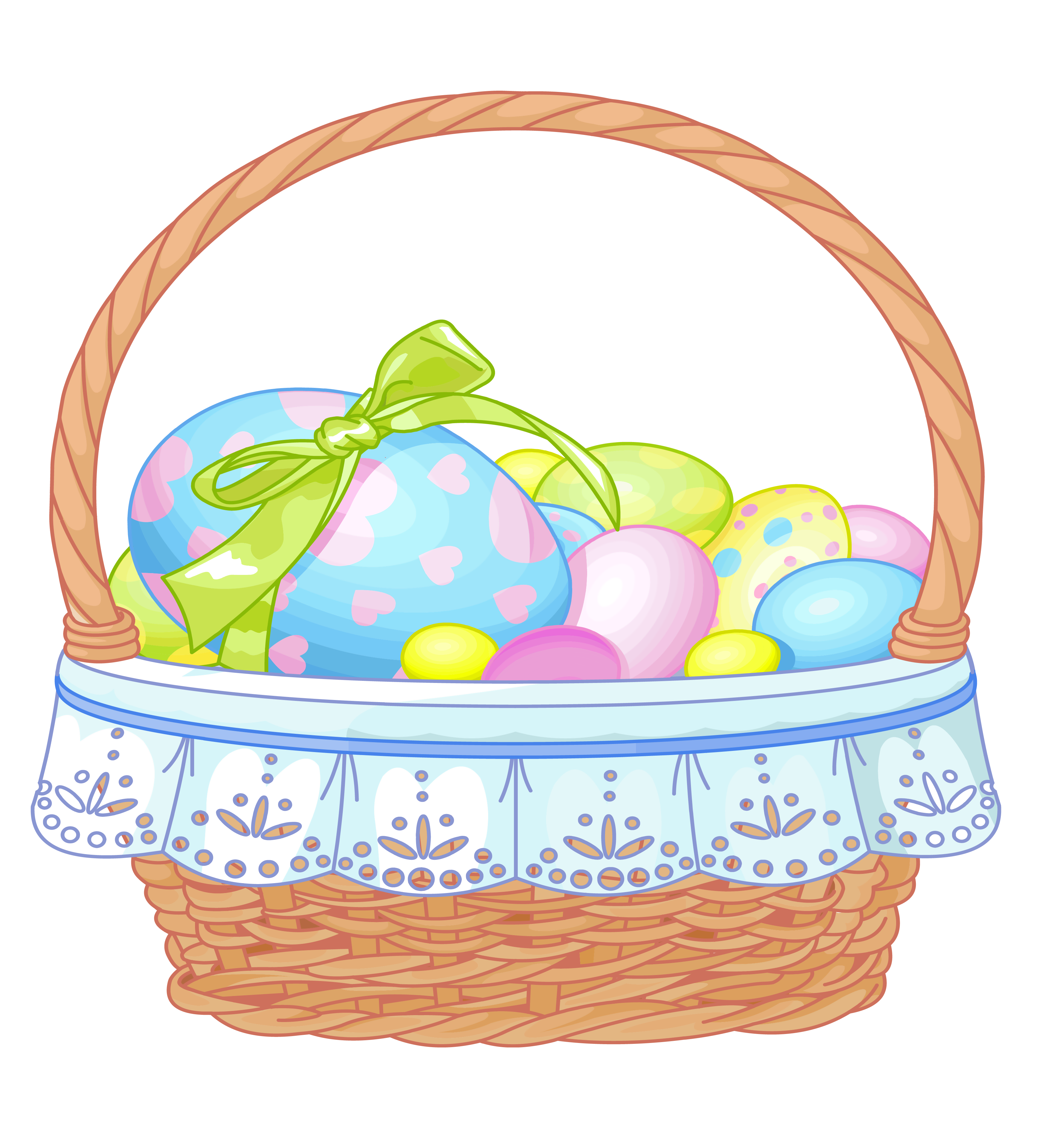 3467x3836 Easter Basket Clipart Many Interesting Cliparts