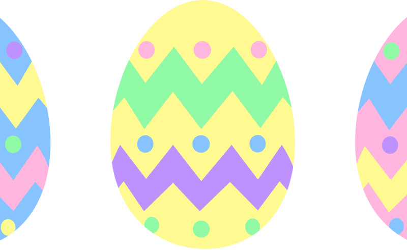 800x491 Easter Egg Border Clipart To Color