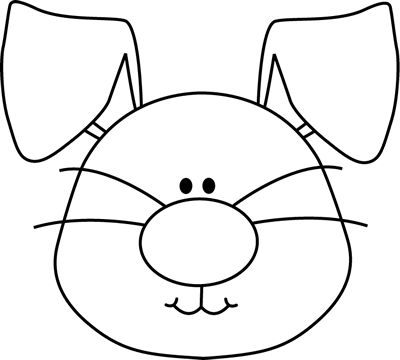 Easter Bunny Clipart Black And White