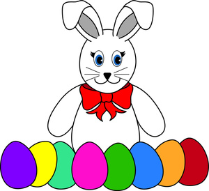 300x274 Easter Bunny Hunt Clipart Collection