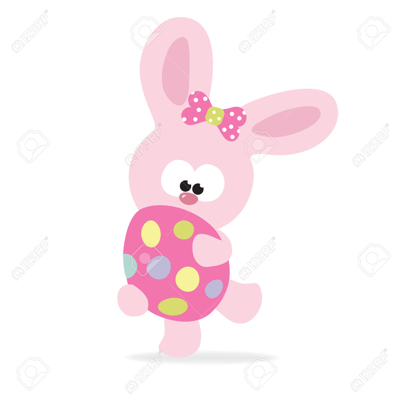 1300x1300 Vector Easter Bunny Happy Easter 2017