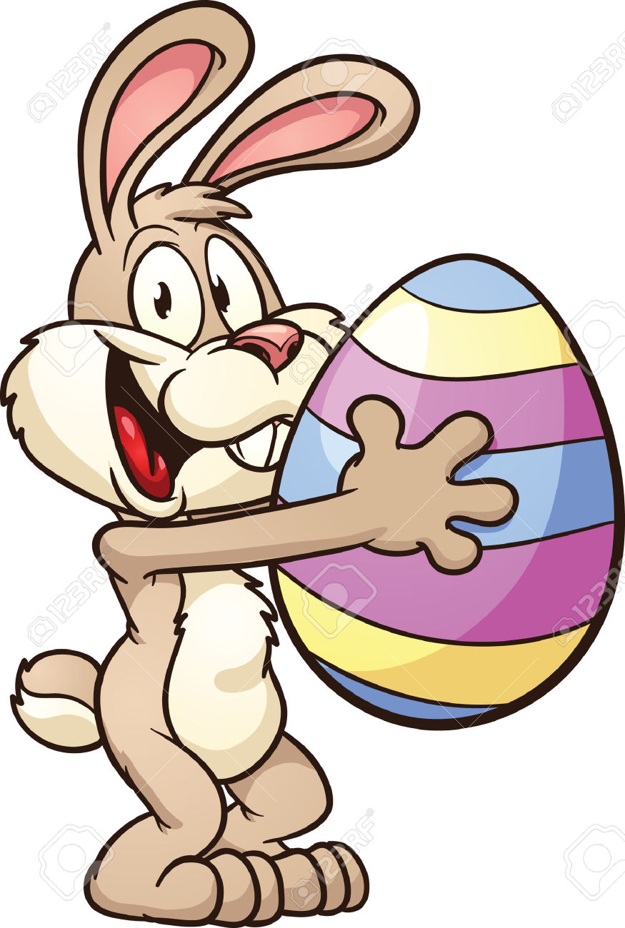 875x1300 Easter Bunny Clip Art