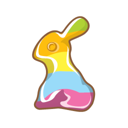 256x256 Happy Easter Bunny Png Image Royalty Free Stock Png Images