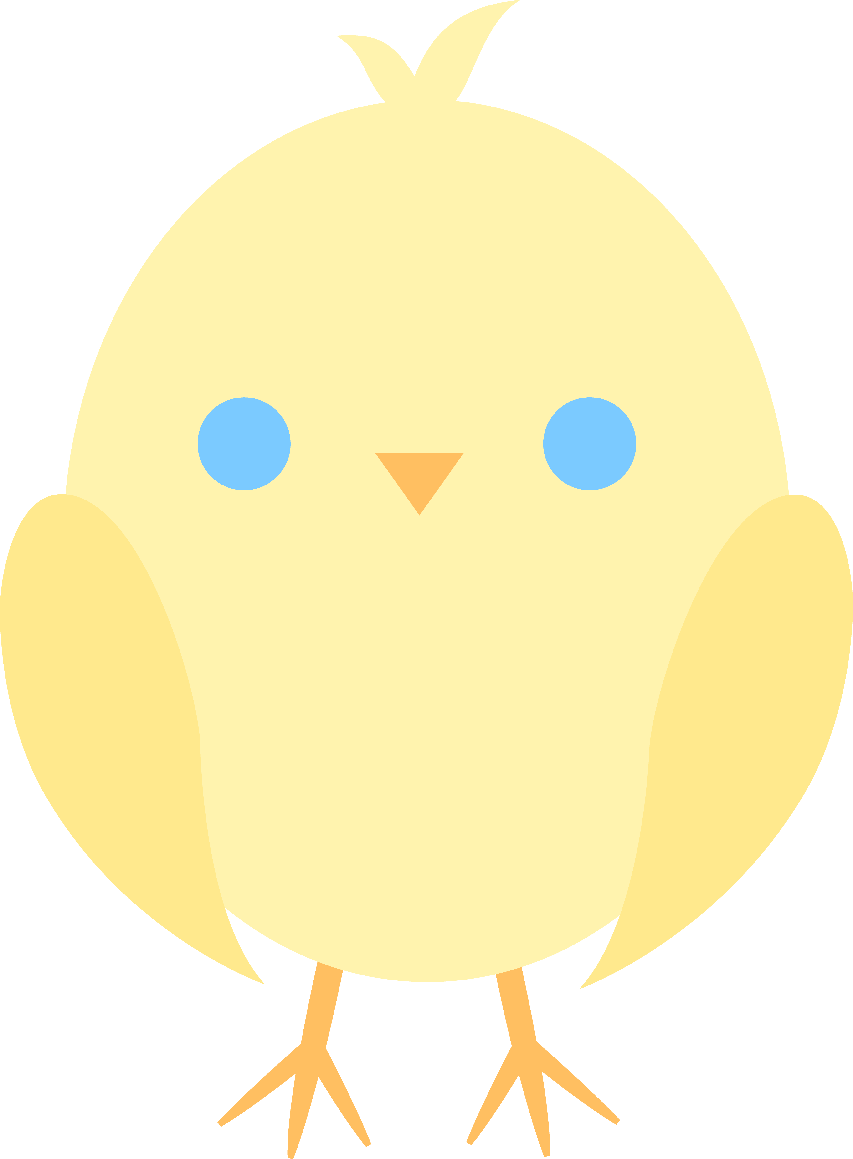 3578x4863 Cute Yellow Easter Chick