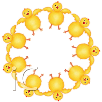 350x350 Royalty Free Easter Banner Clip Art, Easter Clipart