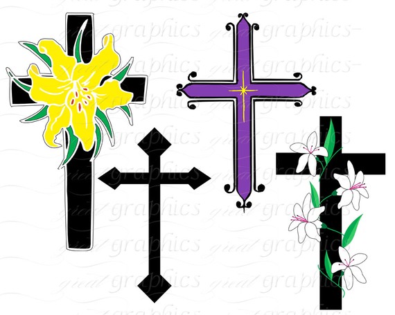 570x455 Cross Clip Art Cross Digital Clip Art Clipart Cross Easter