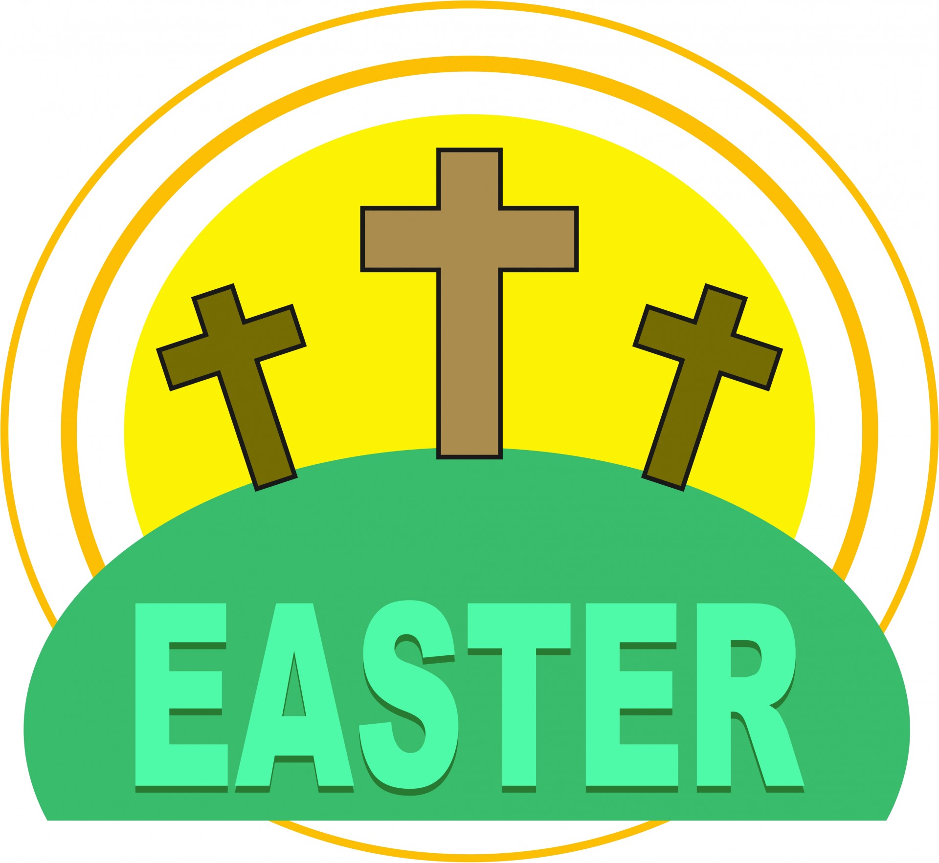 1920x1766 Clipart Easter Crosses