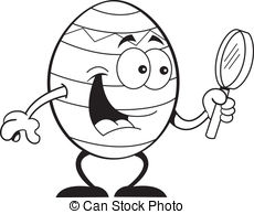 230x194 Clipart Easter Egg Hunt Black And White
