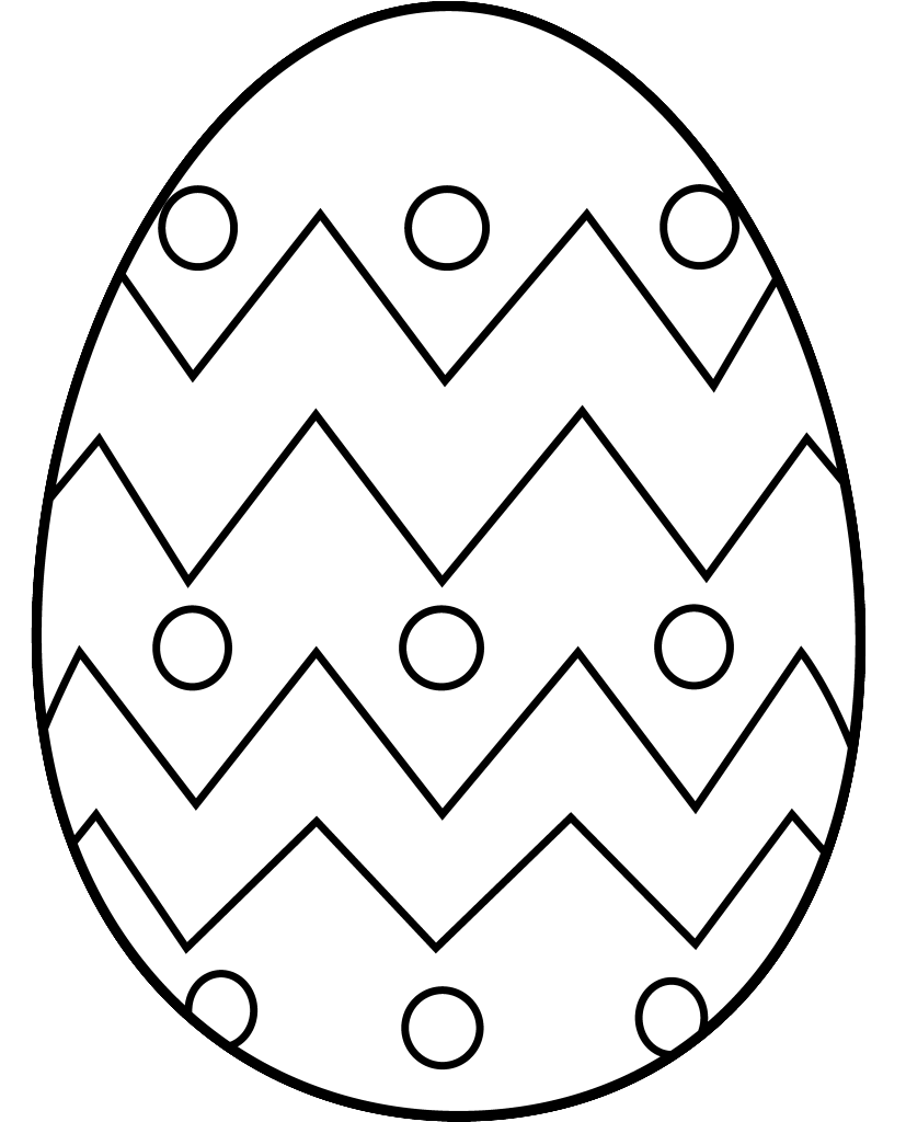 827x1024 Easter Egg Borders Black And White Happy Easter 2017
