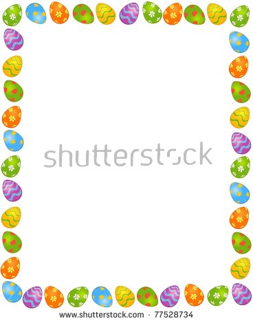 Easter Egg Border | Free download on ClipArtMag