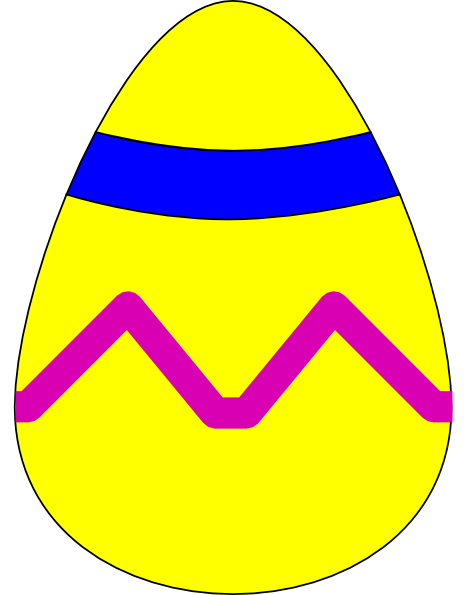 468x595 Easter Egg 2 Clip Art