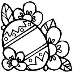 236x241 Easter Egg Clip Art Black And White Coloring Pages