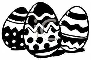 300x200 And White Easter Eggs