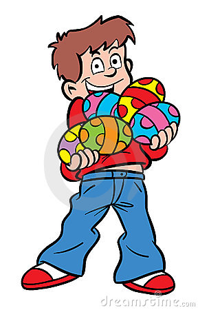 288x450 Clipart Of Easter Egg Hunt