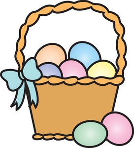 272x300 Easter Eggs Clipart Image